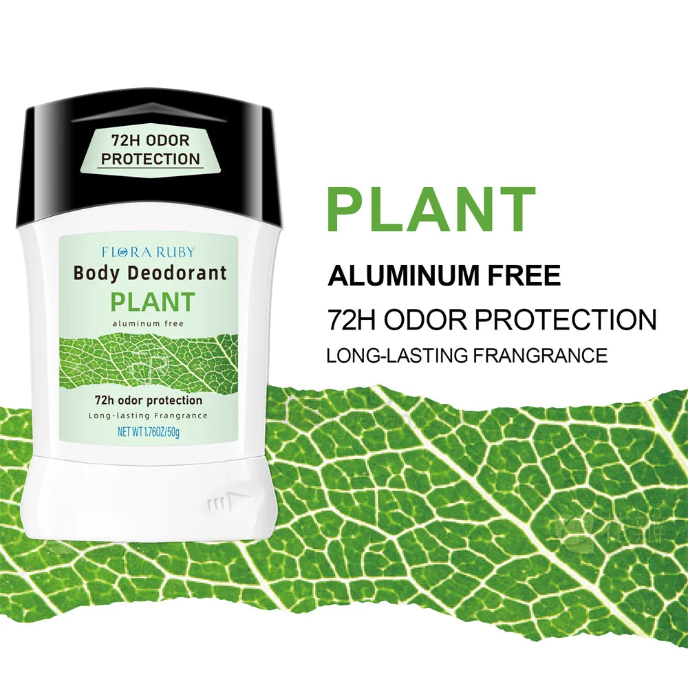 RUVIAA BEAUTY 50g Aluminum-Free Deodorant | Natural Floral Scent