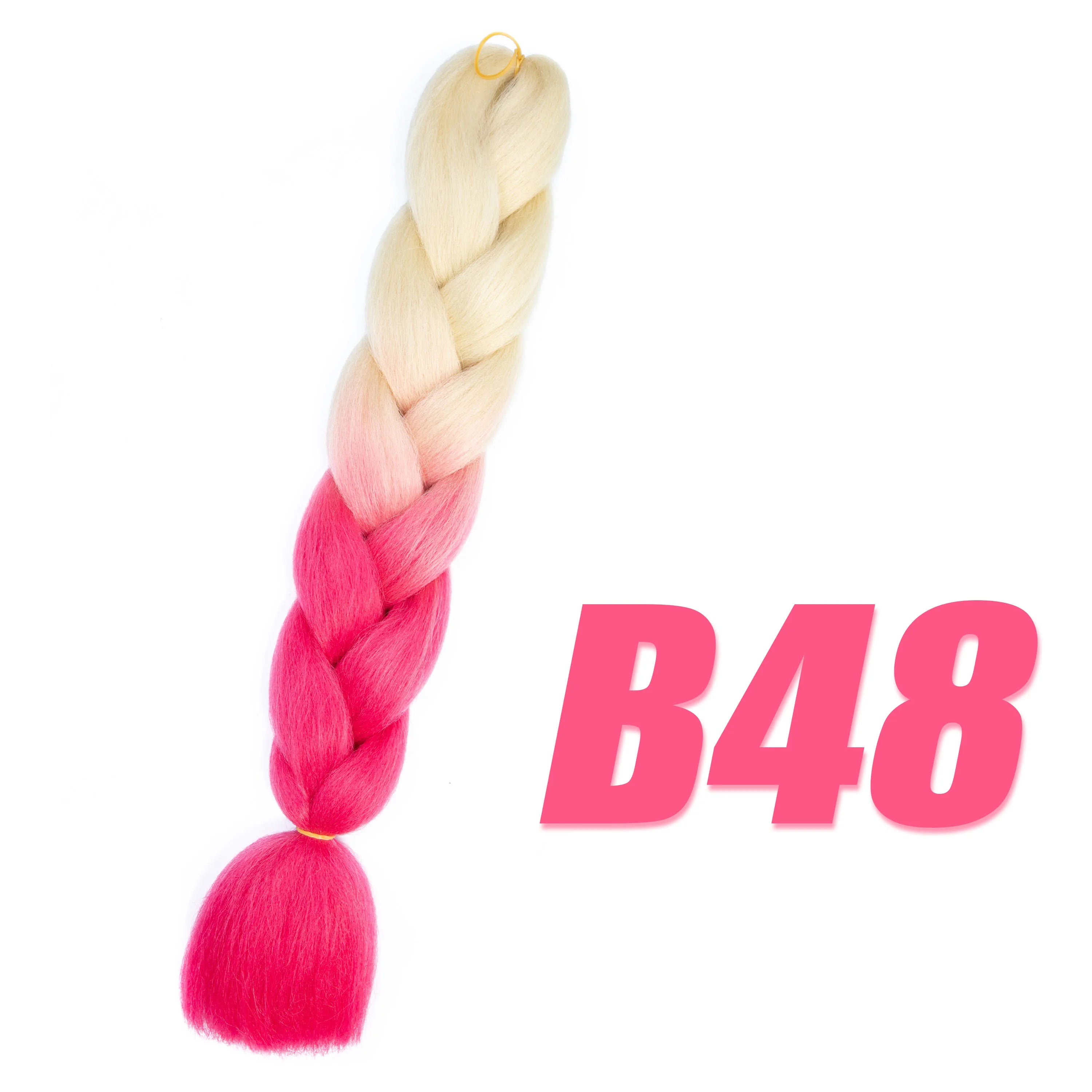 Purple Braiding Hair Pre Stretched Synthetic Kanekalon Crochet Hair Jumbo Braids Extensions Hair Accessories For Girls Braids