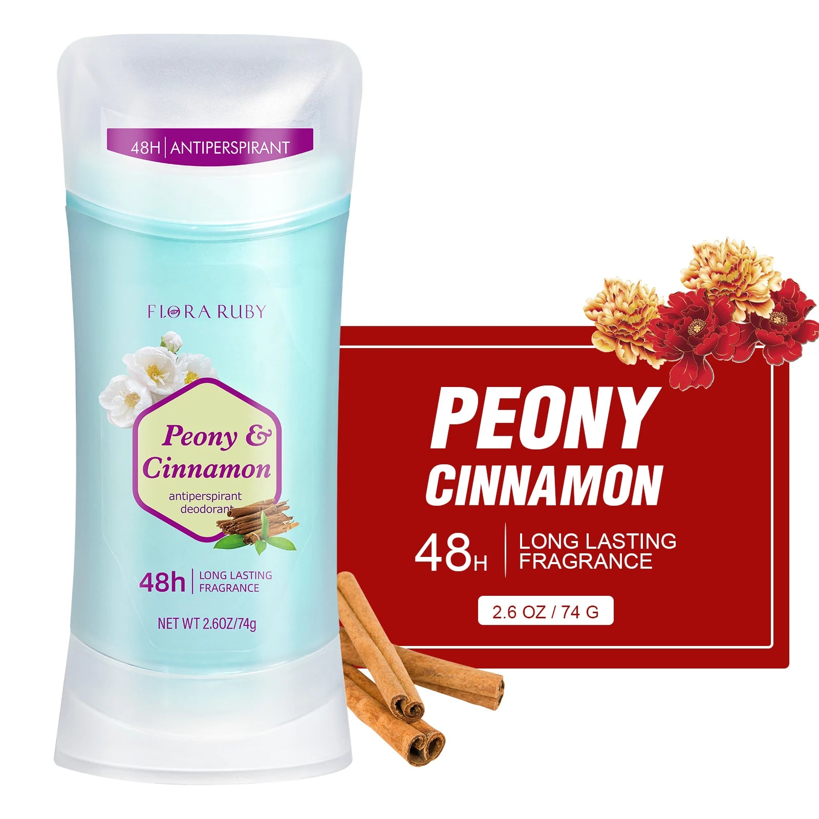 RUVIAA BEAUTY Men’s 70g Antiperspirant Stick | Long Lasting Odor Shield