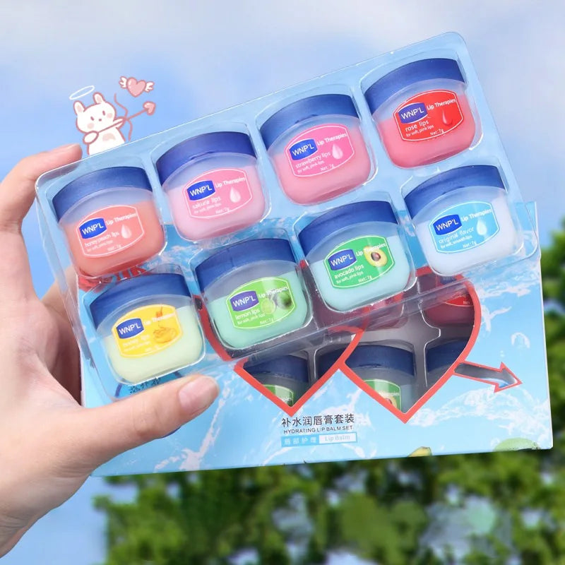 RUVIAA BEAUTY Moisturizing Lip Balm Natural Plant Anti-Cracking 1–8pcs