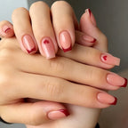 RUVIAA BEAUTY White French Press-On Nails with 3D Bow – Full Cover Fake Nails | 24PCS