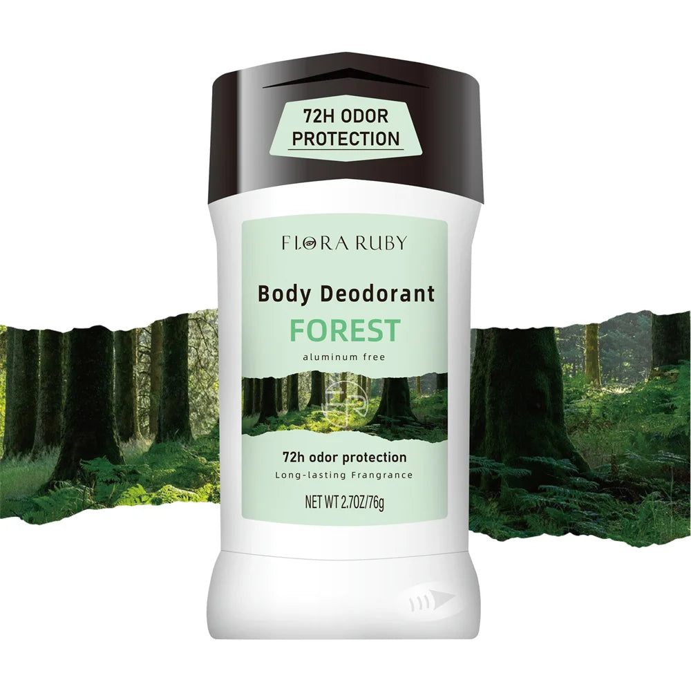 RUVIAA BEAUTY Natural Advanced Protection Deodorant | 48H Odor Shield