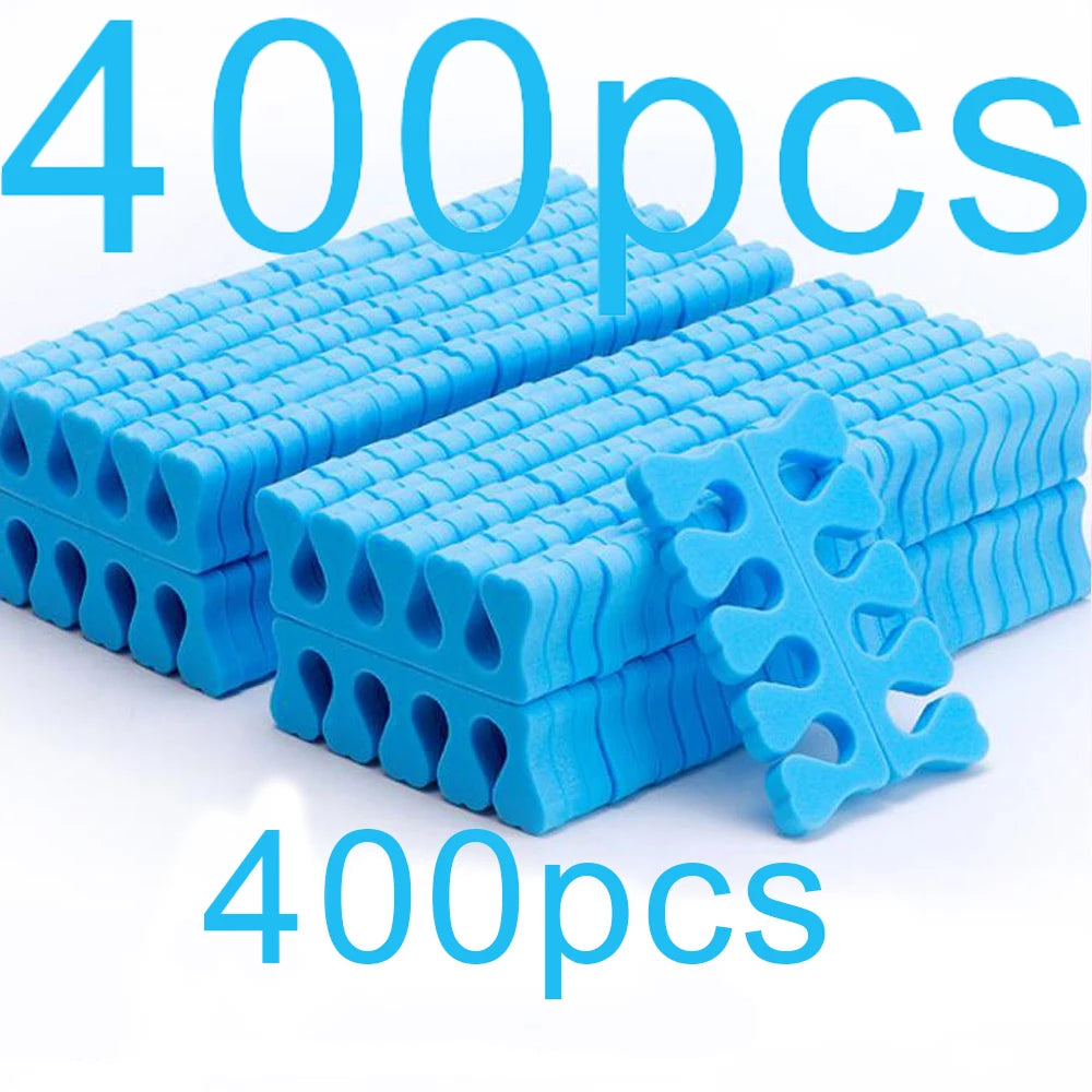 RUVIAA BEAUTY 50 Pairs Heart Design Toe Separators | Soft Flexible Foam for Manicure & Pedicure Nail Art