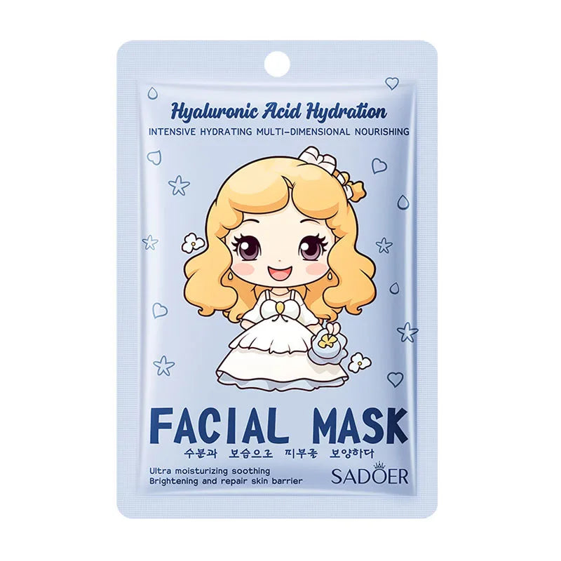 RUVIAA BEAUTY 10pcs Hyaluronic Acid Collagen Face Masks – Korean Skincare, Moisturizing & Hydrating