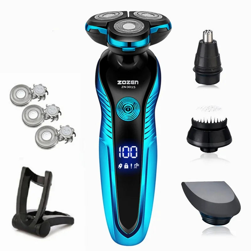 RUVIAA BEAUTY ZOZEN Electric Shaver | Rechargeable Body & Beard Trimmer